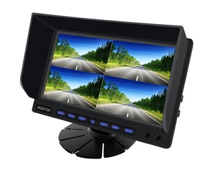 7 inch hiển thị di động TFT <span class=keywords><strong>LCD</strong></span> chia màn hình <span class=keywords><strong>HD</strong></span> AHD 2/4/6/8CH <span class=keywords><strong>DVR</strong></span> Ghi âm màn hình cho xe buýt van USB IPS Stereo IPS Stereo - Product Image 5