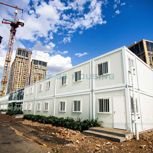 Casa Contenedor Modular Prefabricada Personalizada de Dos Pisos, Desmontable, con Panel Sándwich de Acero, Ecológica, de Instalación Rápida - Product Image 1