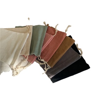 Blank Plain Natural White Eco-friendly Christmas Dust <b>Bags</b> Small Organic Cotton <b>Canvas</b> Pouch <b>Drawstring</b> Custom Size Custom - Product Image 6
