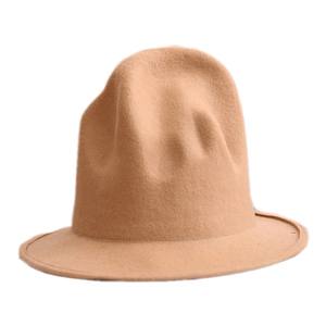 Cappelli in Fedora di lana autunno inverno per uomo e donna a tesa larga a forma vulcanica alta <span class=keywords><strong>Trilby</strong></span> Mountie vulcano cappello per feste - Product Image 2