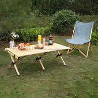 Mesa de piquenique dobrável para casamento, mesa estilo pinic tabela-premium de madeira sólida, churrasco retangular para acampamento, jardim