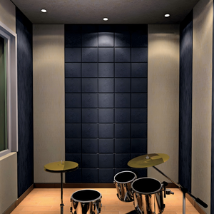 9mm High Density Polyester Fiber Acoustic Panel Soundproof Wall Board NRC 0.9 Noise Reduction for Home Theater &amp; Studio - Product Image 1