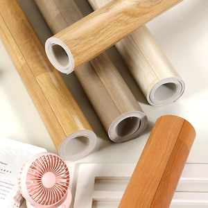 Tapis en rouleau de vinyle d'intérieur antidérapant Linoléum en PVC imperméable avec installation adhésive graphique à texture unie - Product Image 3