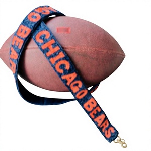 Accessoire de sac à main écologique de style vintage avec sangle en sangle perlée CRYSTAL CRAFT Chicago Bears - Product Image 1