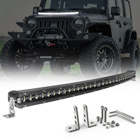 Barre lumineuse LED incurvée tout-terrain, étanche IP68, pour ATV, 22, 26, 32 pouces, ultra-lumineuse, 12V, pour voiture