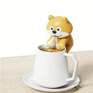 <span class=keywords><strong>Mini</strong></span> Ventilador Recargable de 3 Velocidades con Funcionamiento a Batería, Lindo Ventilador Eléctrico USB con Diseño de <span class=keywords><strong>Shiba</strong></span> <span class=keywords><strong>Inu</strong></span> para Colgar en la Taza - Product Image 1