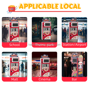 Machine à Popcorn Automatique Commerciale à Air Chaud pour Caramel, Distributeur Automatique de Popcorn - Product Image 2