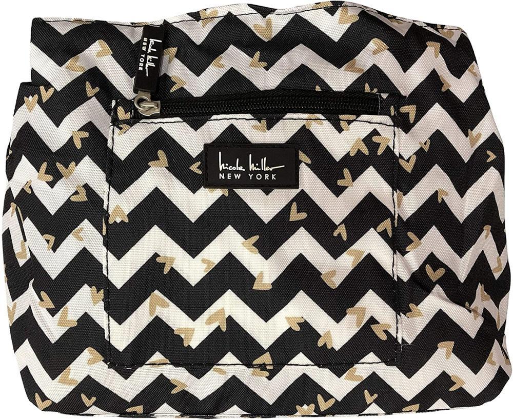 Cœur Chevron Noir/Blanc