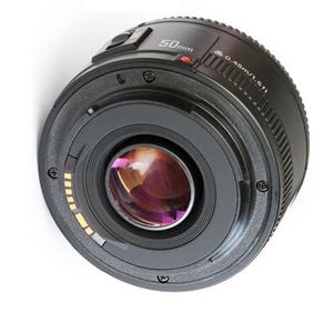 Buena lente de <span class=keywords><strong>c</strong></span>ámara YONGNUO YN 50mm F1.8 MF YN50 mm f 1,8 <span class=keywords><strong>AF</strong></span> Apertura de lente Enfoque automático para <span class=keywords><strong>c</strong></span>ámara Canon D5300 D5200 <span class=keywords><strong>D750</strong></span> D500 DSLR - Product Image 1