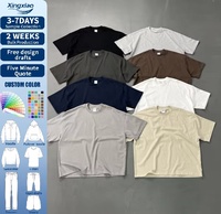 T-shirt en coton 100% de haute qualité, coupe ample, 300 g/m², 320 g/m², t-shirt décontracté pour homme, coupe ample, 100% coton, t-shirt uni, t-shirt personnalisé