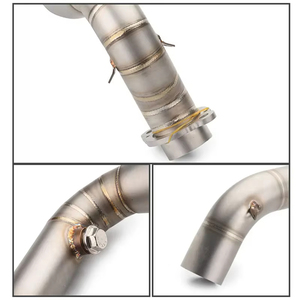 Tubo de Escape para Motocicleta, Tubo de Conexión de Acero Inoxidable para Sistema de Escape Completo para <span class=keywords><strong>BMW</strong></span> G310 <span class=keywords><strong>G310R</strong></span> - Product Image 5