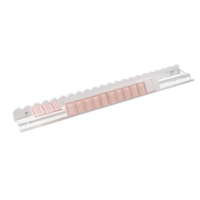 Ensemble de 4 supports de tuiles de mahjong en acrylique faits à la main de 19 pouces et 20 pouces, avec bord festonné, support de mahjong américain
