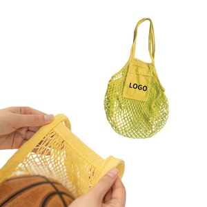 Bolsa de Compras Plegable de Malla de Algodón para Verduras, Venta al Por Mayor, Alta Calidad - Product Image 1