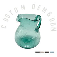 Vente en gros de pichets à eau classique en plastique écologique Ensemble de pichets à thé et jus de fruit Tasse cadeau Gobelet à vin Verres à boire