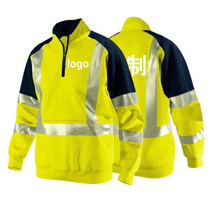 Sweatshirts à capuche réfléchissants personnalisés pour une utilisation transfrontalière en automne et en hiver, chantiers de construction en plein air, - Product Image 1