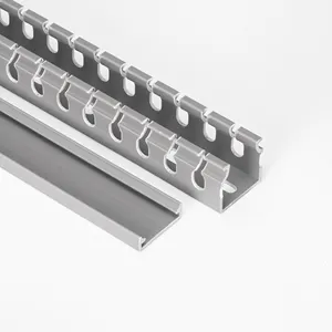 באיכות גבוהה PVC צינור חיווט 25x25mm כבל trunking פתוח חוט מחוררת ערוץ כבל ארגונית