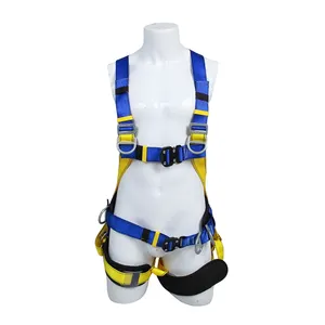 nylon safety harness leg pad for safety harness with D-ring safety belt