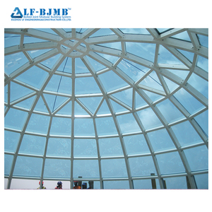 Tất Cả Các Không Gian Bolted Khung Thép Skylight Dome Cấu Trúc Thiết Kế Bao Phủ Với Kính Cường Lực - Product Image 5