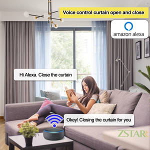Su ordine di lunghezza Google casa Alexa smart motorizzato elettrico pista della tenda ferroviario wifi motore