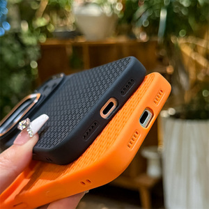 เคสโทรศัพท์มีที่ยึดแบบแม่เหล็กระบายความร้อนของแท้สำหรับ iPhone 18 17 16 15 PRO MAX กรอบหลังตาข่ายรังผึ้งระบายอากาศได้ดี - Product Image 6