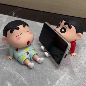 Figura de Crayon Shinchan, soporte de escritorio, soporte multifuncional para coche, organizador de almacenamiento de color azul y rojo para artículos diversos - Product Image 2