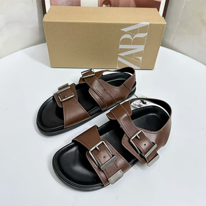 Nuevas Sandalias Bobo de Plataforma con Hebilla Metálica y Suela Gruesa para Mujer, Verano 2026, Zapatos de Playa Versátiles de PU - Product Image 3