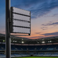 Projecteurs LED sportifs robustes 800W 1000W anti-vibration CCT 6500K 220-240V 90-277V pour terrain de basketball