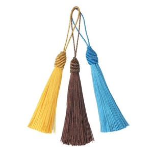 Frange décorative classique en fil de polyester soie glacée à pompons pour vêtements, marque-pages, cadeaux, vente en gros - Product Image 5