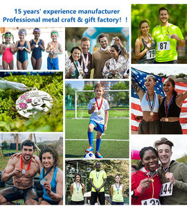 Medallas Logotipo personalizado Cordón Dragon Key Graduación Ajedrez Bádminton Tenis de mesa Hockey Kickboxing Boxeo Lucha <span class=keywords><strong>libre</strong></span> Medallas con caja - Product Image 6