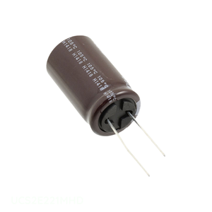 ตัวเก็บประจุแบบรูทะลุรุ่น UCS2E221MHD 220 ยูเอฟ คาปาซิเตอร์อะลูมิเนียม 220UF 20% 250V แบบขาเรเดียล - Product Image 1