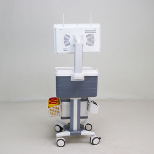 MN-WT001 chariot d'ordinateur de poste de travail de soins infirmiers médicaux haut de gamme - Product Image 6
