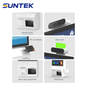 Kiosco de Pago de Autoservicio Interactivo de 21.5 Pulgadas, Kiosco Automático <span class=keywords><strong>con</strong></span> Pantalla Táctil SUNTEK, Máquina de Pedidos Automática <span class=keywords><strong>para</strong></span> Restaurantes - Product Image 5