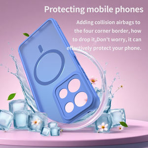 เคสกันกระแทกแม่เหล็กชาร์จไร้สายสำหรับ <span class=keywords><strong>Moto</strong></span> <span class=keywords><strong>G</strong></span> <span class=keywords><strong>Play</strong></span> 2026เคลือบป้องกันลายนิ้วมือโทรศัพท์มือถือ - Product Image 4