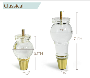 DIY Tapered Square Plastic Modern Furniture <b>Legs</b> Transparent Finish <b>for</b> Dining Bedroom Bathroom Kitchen Living Room Hotel End - Product Image 4