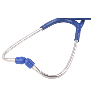 Stetoscopio cardiologico <span class=keywords><strong>a</strong></span> doppia testina in acciaio inossidabile con doppio tubo, anello non refrigerante e auricolari morbidi per uso clinico adulto - Product Image 4