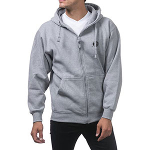 เสื้อฮู้ดแบบซิป100% ผ้าฝ้ายสำหรับฤดูหนาวออกแบบโลโก้ได้ตามต้องการ - Product Image 5