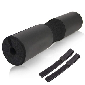 Coussin d'épaule noir personnalisé pour la musculation en salle de sport, éponge de squat, mousse pour barre, coussin pour haltères - Product Image 1