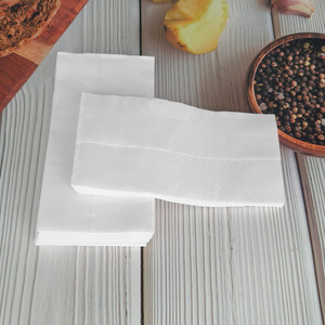 Bột giấy nguyên chất 1-ply có thể gập lại bữa ăn tối và Cocktail Khăn ăn 33*17cm gói phong cách serviettes trong giấy định dạng 1 ply với phong cách túi - Product Image 6
