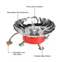 Réchauds de camping portables, cuisson en randonnée, survie d'urgence, nouveauté pour l'extérieur, gaz, pliables, bois, acier inoxydable, légers