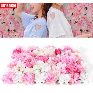 HOMFUL Panneaux muraux de fleurs dégradées rose <span class=keywords><strong>champagne</strong></span> pivoine 40x60cm avec support anti-plis pour décoration de scène de mariage – Vente en gros - Product Image 5