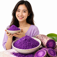Poudre d'Ube Naturelle, Extrait de Patate Douce Violette, Riche en Anthocyanes, Colorant Alimentaire et Arôme pour Boulangerie, Bubble Tea, Crème Glacée