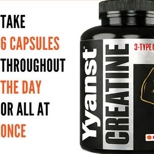 Cápsulas de Monohidrato de Creatina Bajas en Carbohidratos, Aptas para Dieta Cetogénica, OEM/ODM, para el Desarrollo Muscular y la Concentración Mental en Adultos - Alimento Saludable de Alta Calidad - Product Image 3