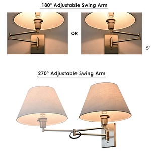 2021 vendite calde finitura nichel satinato <span class=keywords><strong>braccio</strong></span> oscillante lampada <span class=keywords><strong>da</strong></span> <span class=keywords><strong>parete</strong></span> Plug in/lampada <span class=keywords><strong>da</strong></span> <span class=keywords><strong>parete</strong></span> - Product Image 4