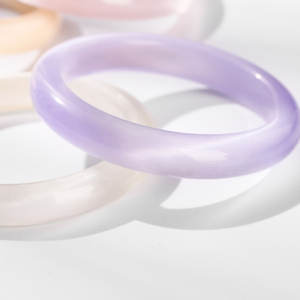 JD GEMS <span class=keywords><strong>Bracelet</strong></span> Jonc Œil-de-Chat Fabriqué à la Main Qualité Supérieure Pierre Naturelle <span class=keywords><strong>Clair</strong></span> de <span class=keywords><strong>Lune</strong></span> Violet - Product Image 5