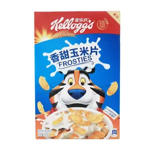 Sostituzione del pasto completo di cereali per bambini 175g di fiocchi di mais farina d'avena istantanea Made in Thailand Bag Packaging per bambini pronti da mangiare