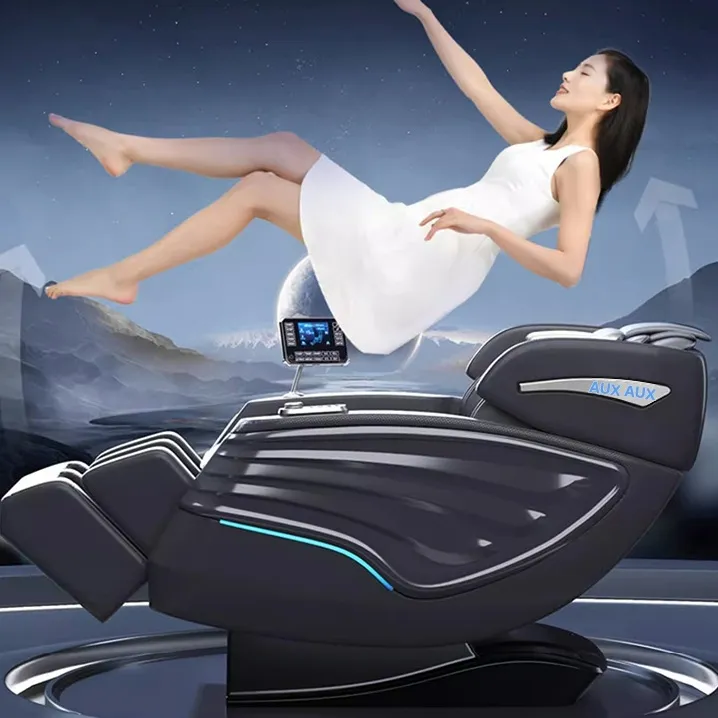 C79 High-End Elektronische Zero Gravity 4d Full Body Massage Stoel Met Luidsprekermuziek En Zichtbare Massagestoel Met Kaartbetaling