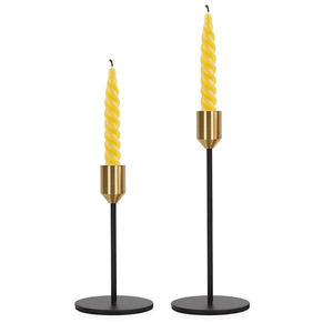 Fábrica barata Trading Twist latón antiguo Taper candelabro linternas y tarros de velas patrones libro casas titulares - Product Image 3