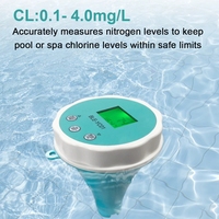 Testeur multi-paramètres (pH/EC/TDS/ORP/CL/température) avec application, instrument intelligent de surveillance de la qualité de l'eau de piscine
