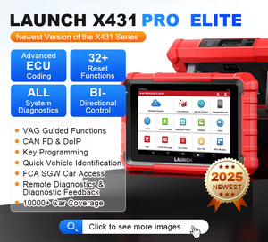 X431 <span class=keywords><strong>PRO</strong></span> 엘리트 자동차 전체 시스템 진단 도구 OBD OBD2 스캐너 32 재설정 CAN FD DOIP 코드 리더 엔진 분석기 - Product Image 2