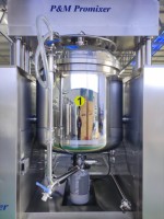 Mélangeur émulsifiant sous vide 1000L, machine de fabrication d'émulsions sous vide, mélangeur cosmétique industriel